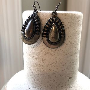 Lucky Brand bronze teardrop earrings